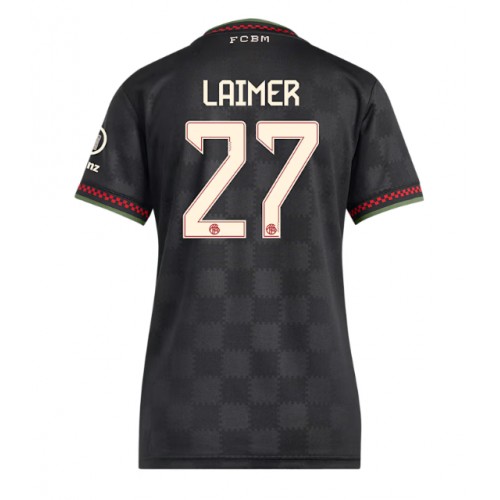 Maglia Calcio Bayern Munich Konrad Laimer #27 Terza Divisa Donna 2025-26 Manica Corta